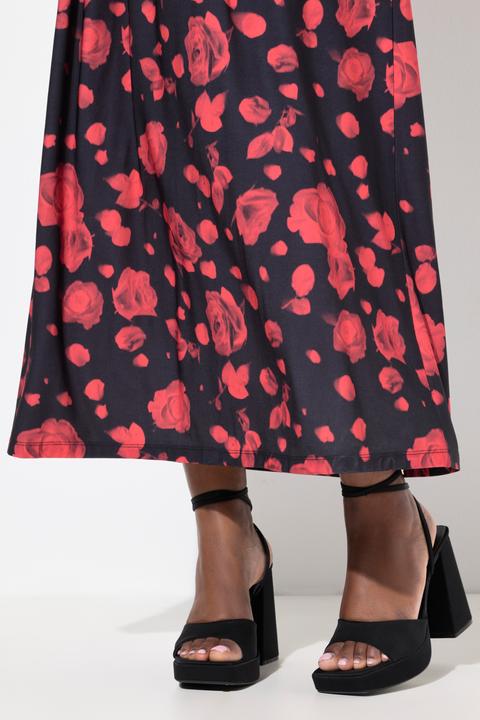 Produktbild Ulla Popken Maxikleid, A-Linie, V-Ausschnitt, ärmellos, Taschen (42, 44)