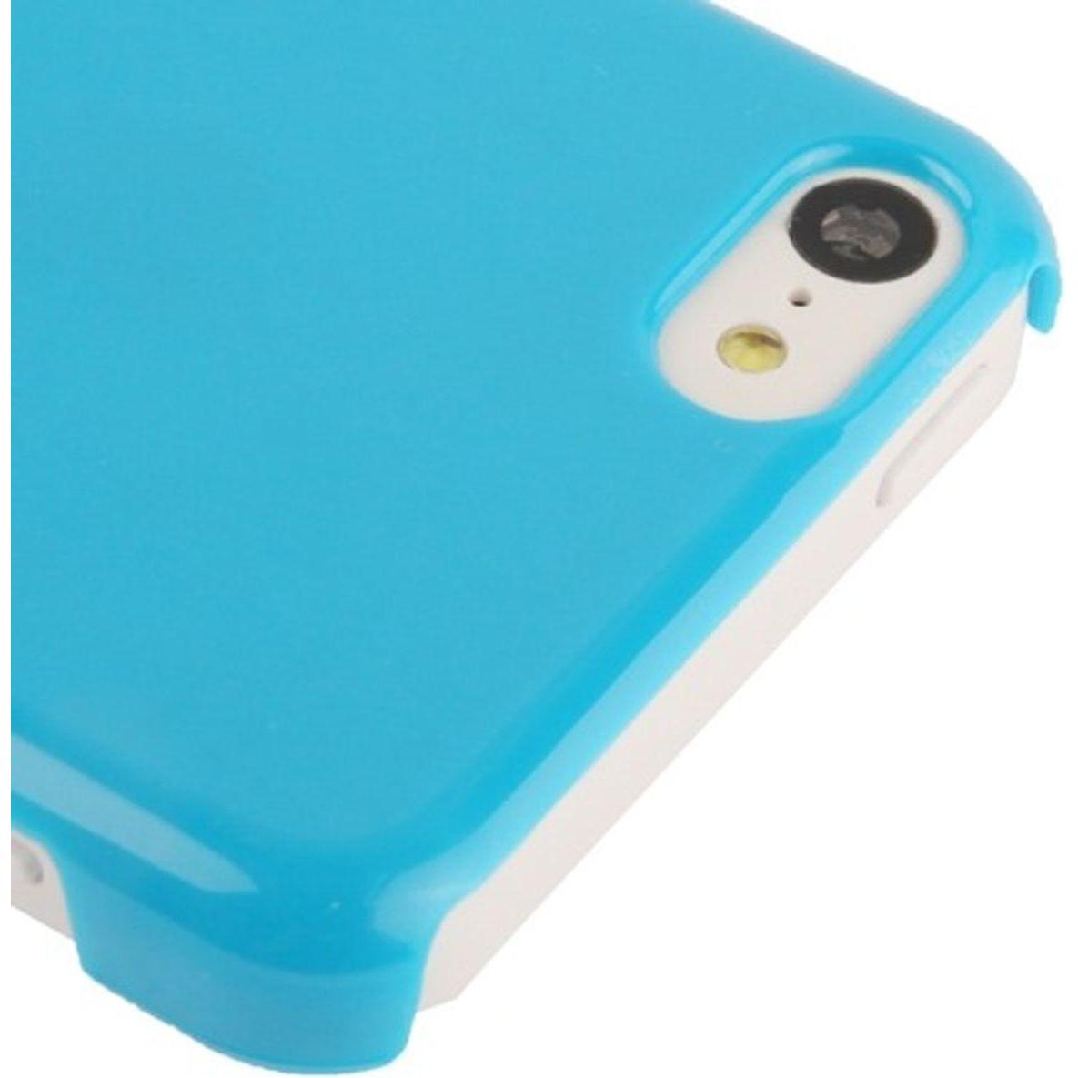 Thumbnail - König Design Schutzhülle Hard Case für Handy Apple iPhone 5C Hellblau (Apple iPhone 5c), Smartphone Hülle, Blau