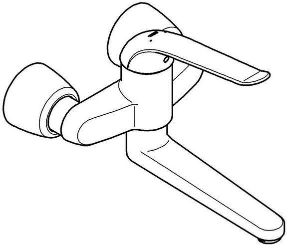 Produktbild Grohe EH-WTbatt EUROECO SPECIAL 1/2Zoll Ausl 274mm absp. S-Anschlüsse ch