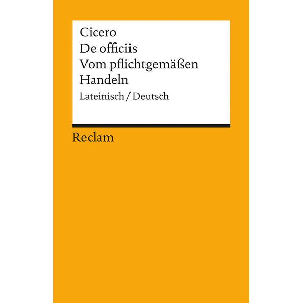 Thumbnail - Vom pflichtgemässen Handeln, Fachbücher von Cicero