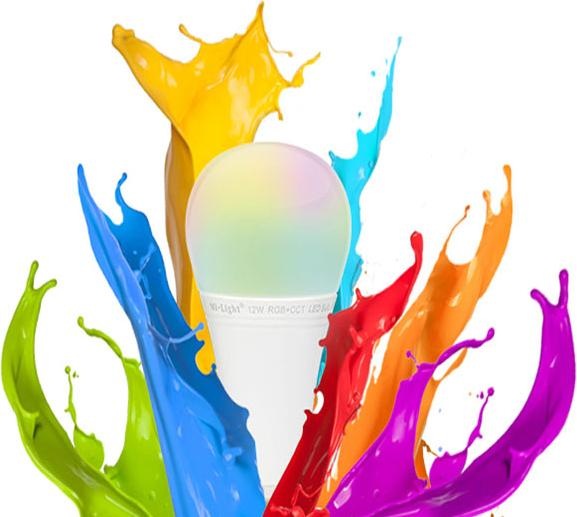 Produktbild Milight LED Birne RGB+KW/WW 9W (E27, 9 W, 850 lm, 1 x, F)