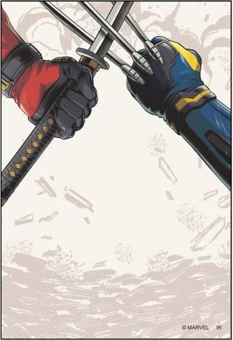 Actual product image Disney Deadpool & Wolverine Pata Pata Memo