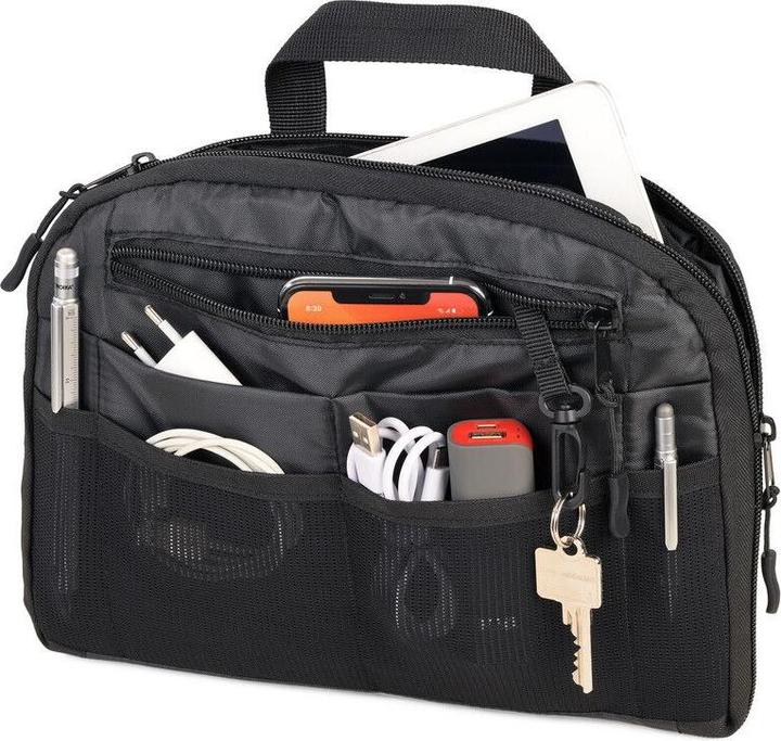 Produktbild Troika TRANSFORM PACK Organizer-Etui und faltbarer Rucksack, schwarz (14.50 l)