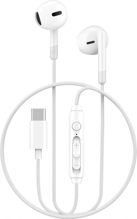 Image du produit Wiwu écouteurs filaires EB314 USB-C blanc (Filaire)