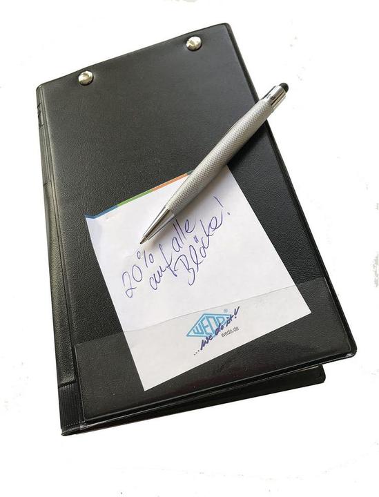 Produktbild Wedo Kassablockhülle (12 x 16 cm)