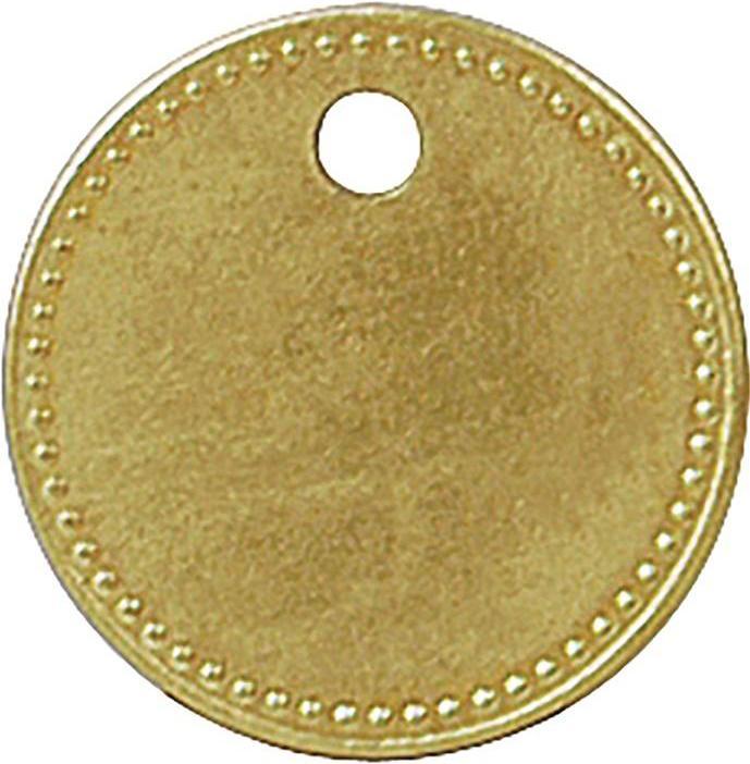 Kukko Werkzeugmarke 334-030 Messing rund Ø 27 mm