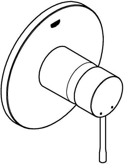 Immagine prodotto Grohe Miscelatore monocomando per doccia ESSENCE FMS f Rapido SB (35600) grafite dura