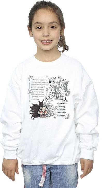 Produktbild Disney 101 Dalmatians Miserable Darling Sweatshirt Mädchen (140, 146)