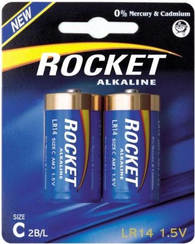 Produktbild Rocket LR14-2BB (C) Blistera iepakojuma 2gb