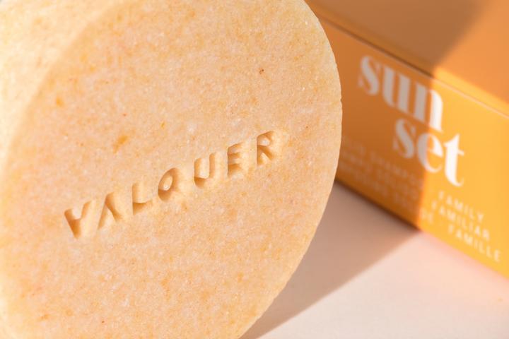 Produktbild Valquer Sunset Solid Shampoo 50g - Family Size (Festes Shampoo)