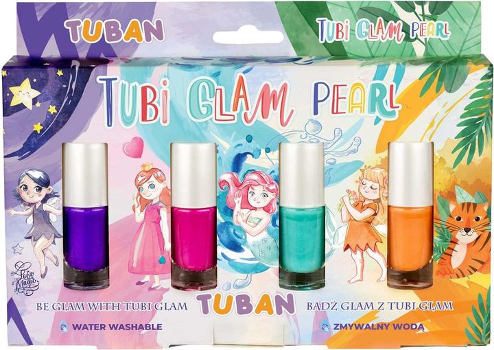 Produktbild Tuban Tubi Glam - Nail polish set - 4 pcs. (TU3468) (Sumaišykite, Farblack)
