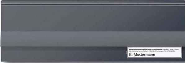 Image du produit Siedle Clapet d'introduction du courrier BE 611-3/1-0 AG gris anthracite
