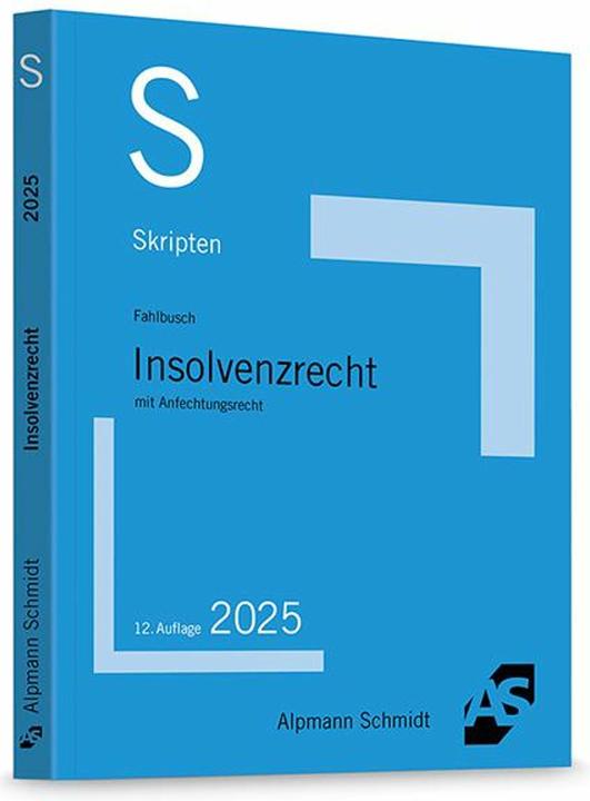 Actual product image Skript Insolvenzrecht (German, Wolfgang C. Fahlbusch, 2024)