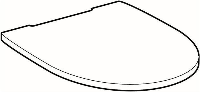 Geberit Siège WC FELINO avec couvercle, avec fermeture automatique, blanc