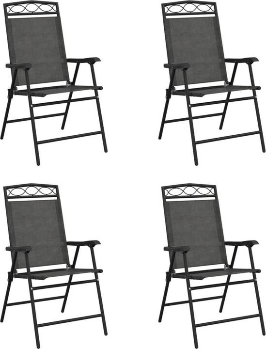 Image du produit vidaXL Klappbare Gartenstühle 4 Stk. und Textilene