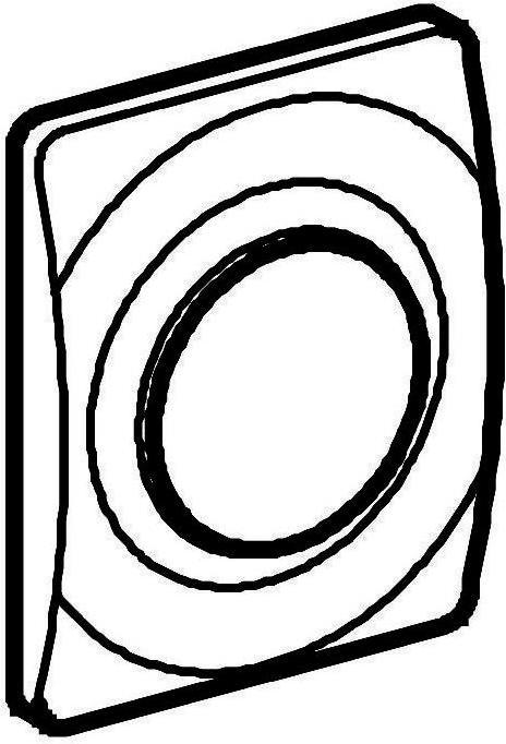 Produktbild Grohe Abdeckplatte SURF 116x144mm, für Urinal mattchrom