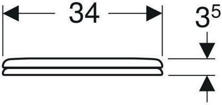 Image du produit Geberit Siège WC BAMBINI rouge rubis