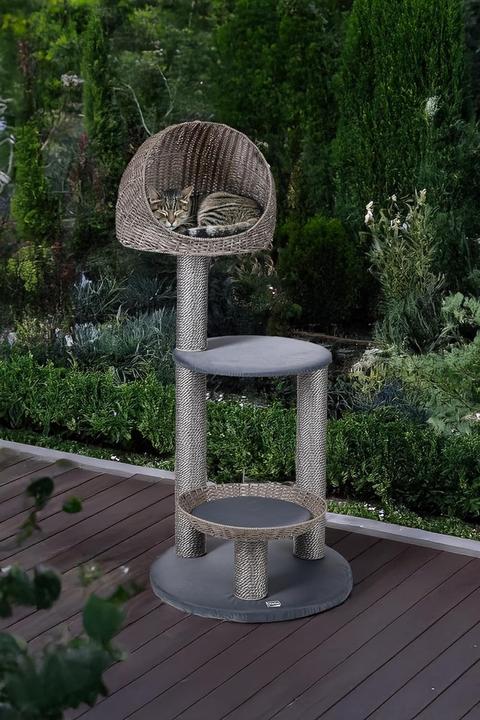 Produktbild Karlie Outdoor Kratzbaum II (129.50 cm, Grey)