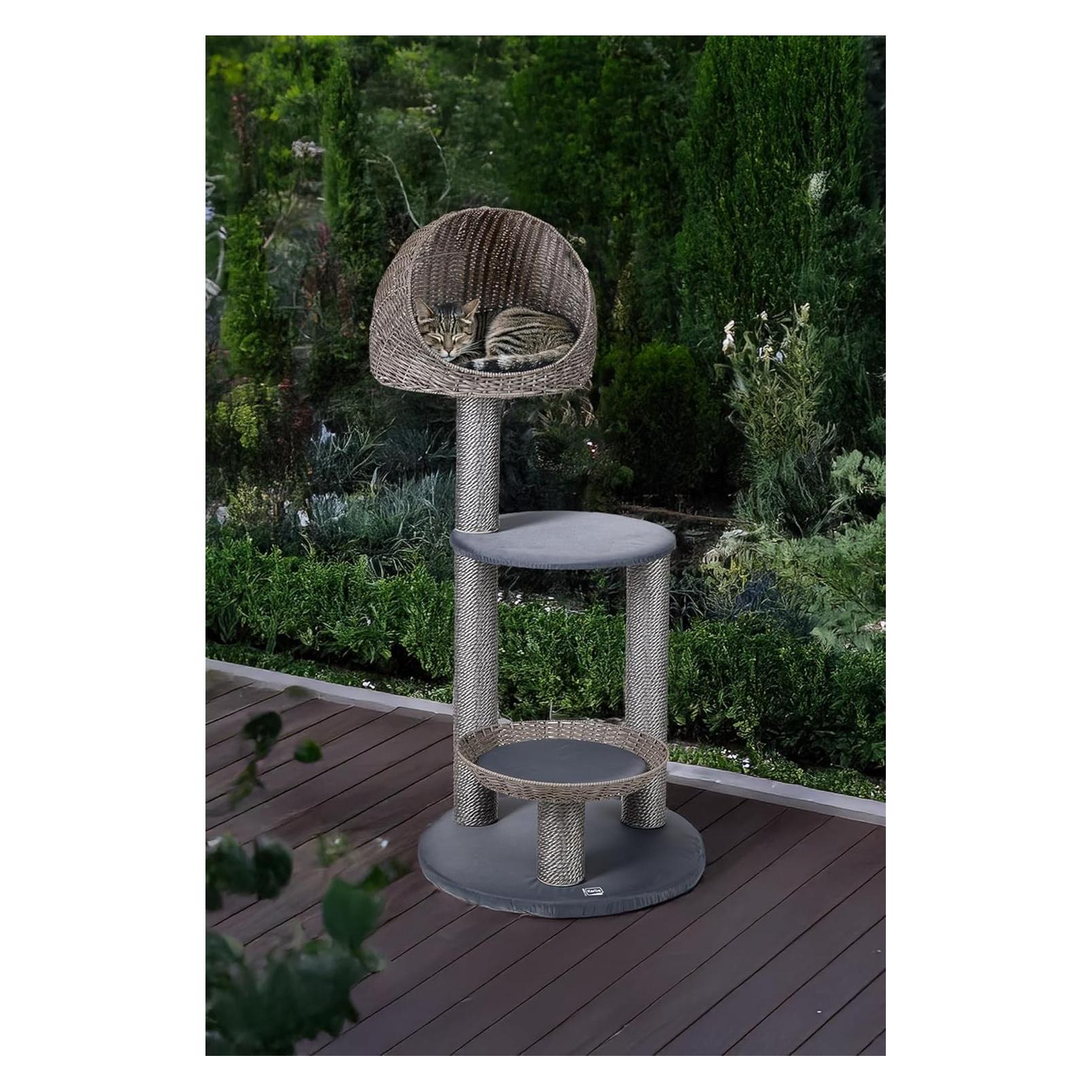 Karlie Outdoor Kratzbaum II (129.50 cm, Grey) - kaufen bei Galaxus - Galaxus