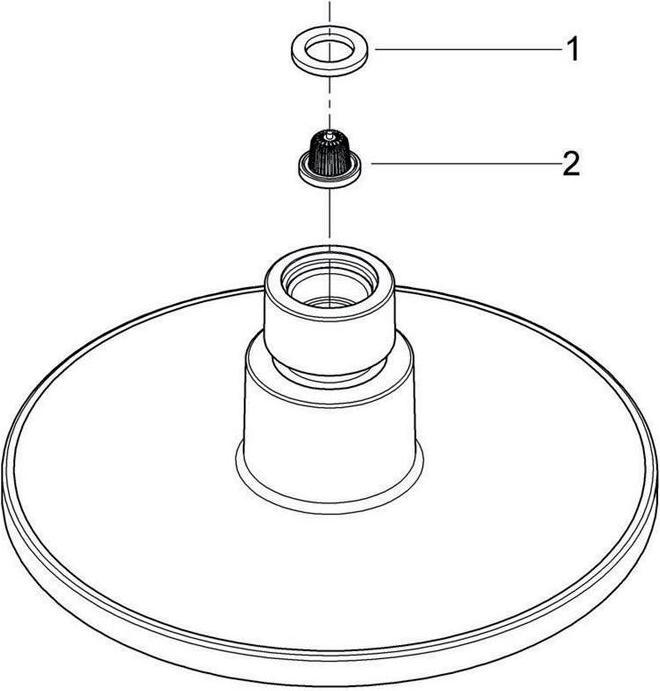 Actual product image Grohe Overhead shower EUPHORIA C 28232000 d= 160mm m flow const 9,4 l/min. chr (1 Beam type, 7.50 l/min)