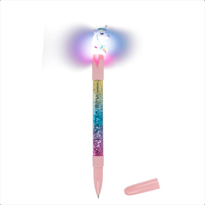 Produktbild Out of the blue Ootb - Kugelschreiber Einhorn mit Glitter und LED (1 x)