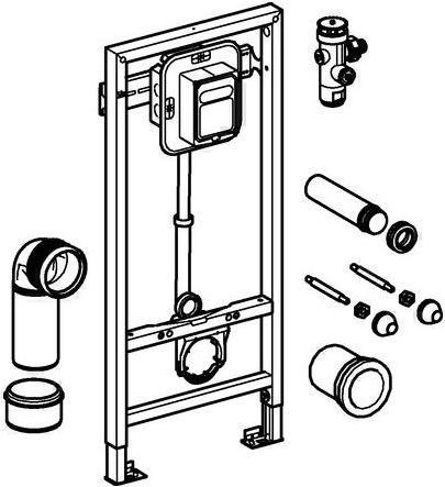 Image du produit Grohe Elément WC RAPID SL Chasse d'eau à pression 6-9 l