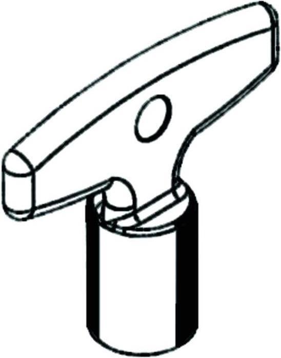 Schell 78 230 03 99 Clé à douille pour robinetterie murale extérieure POLAR