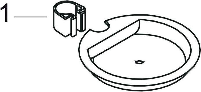 Produktbild hansgrohe HG Seifenschale CASETTA'S glasklar