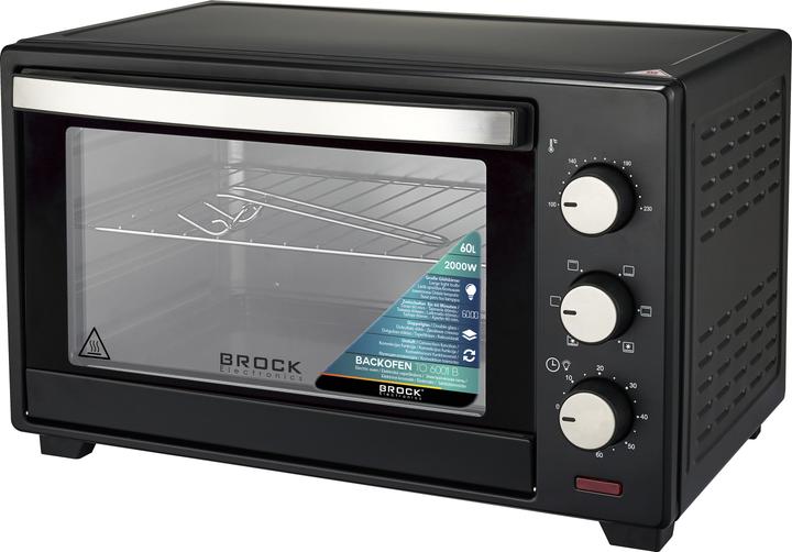 Produktbild Brock Electronics Elektrobackofen TO 6001 B Elektrobackofen