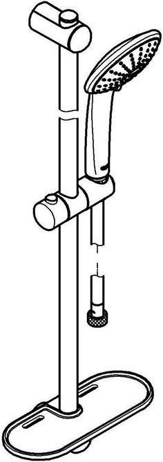 Produktbild Grohe Brausestangenset EUPHORIA 110 Eco, Handbrause 27238000 chrom (2 Strahlarten)