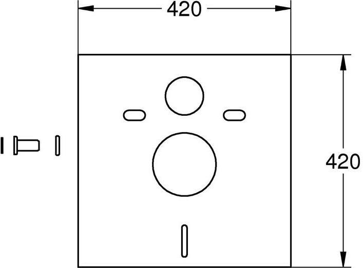 Image du produit Grohe Kit d'insonorisation pour WC