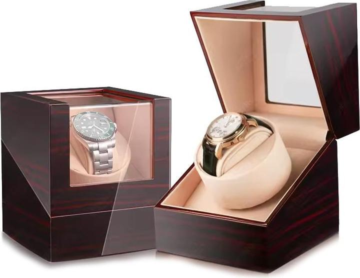 Actual product image Cbx Eleganter Uhrenbeweger für 1 Uhr, Watchwinder braun poliert (1 x)