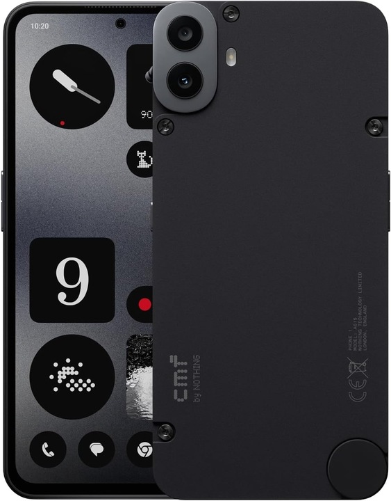 CMF Phone 1 (128 Go, Noir, 6.67", Double SIM, 50 Mpx, 5G)