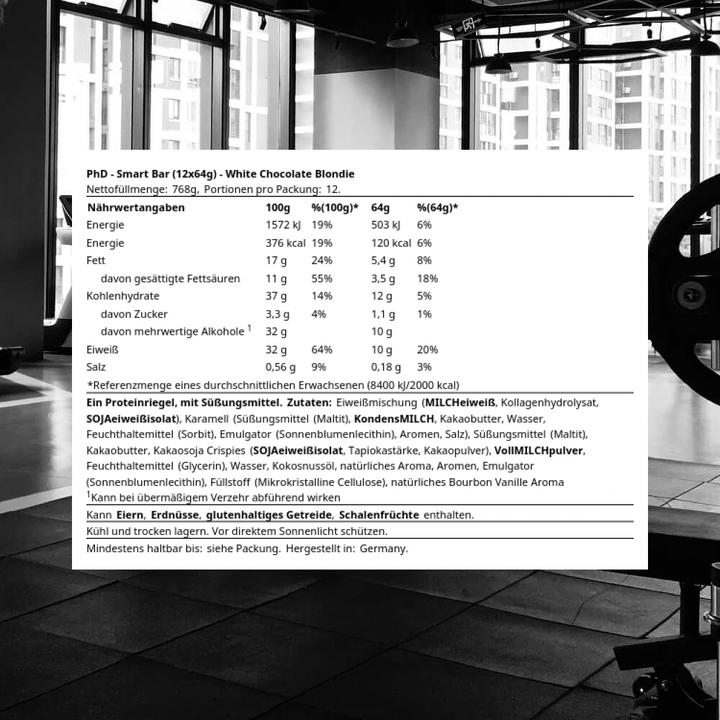 Produktbild PhD Nutrition PHD Smart (768 g, 12 Stk.)