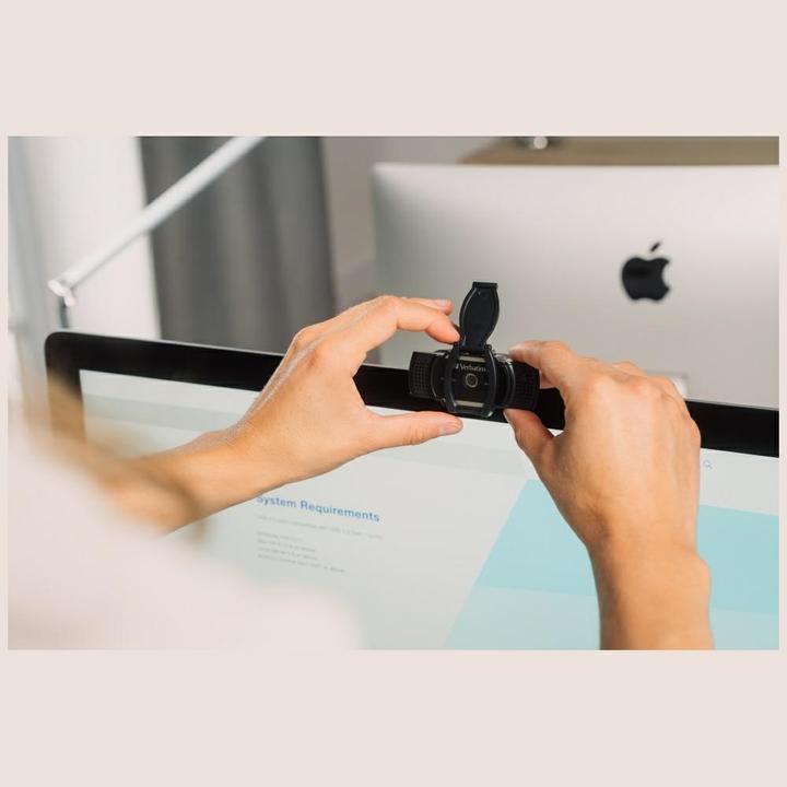 Actual product image Verbatim Webcam with Microphone AWC-01 1080p Autofocus (3.60 Mpx)