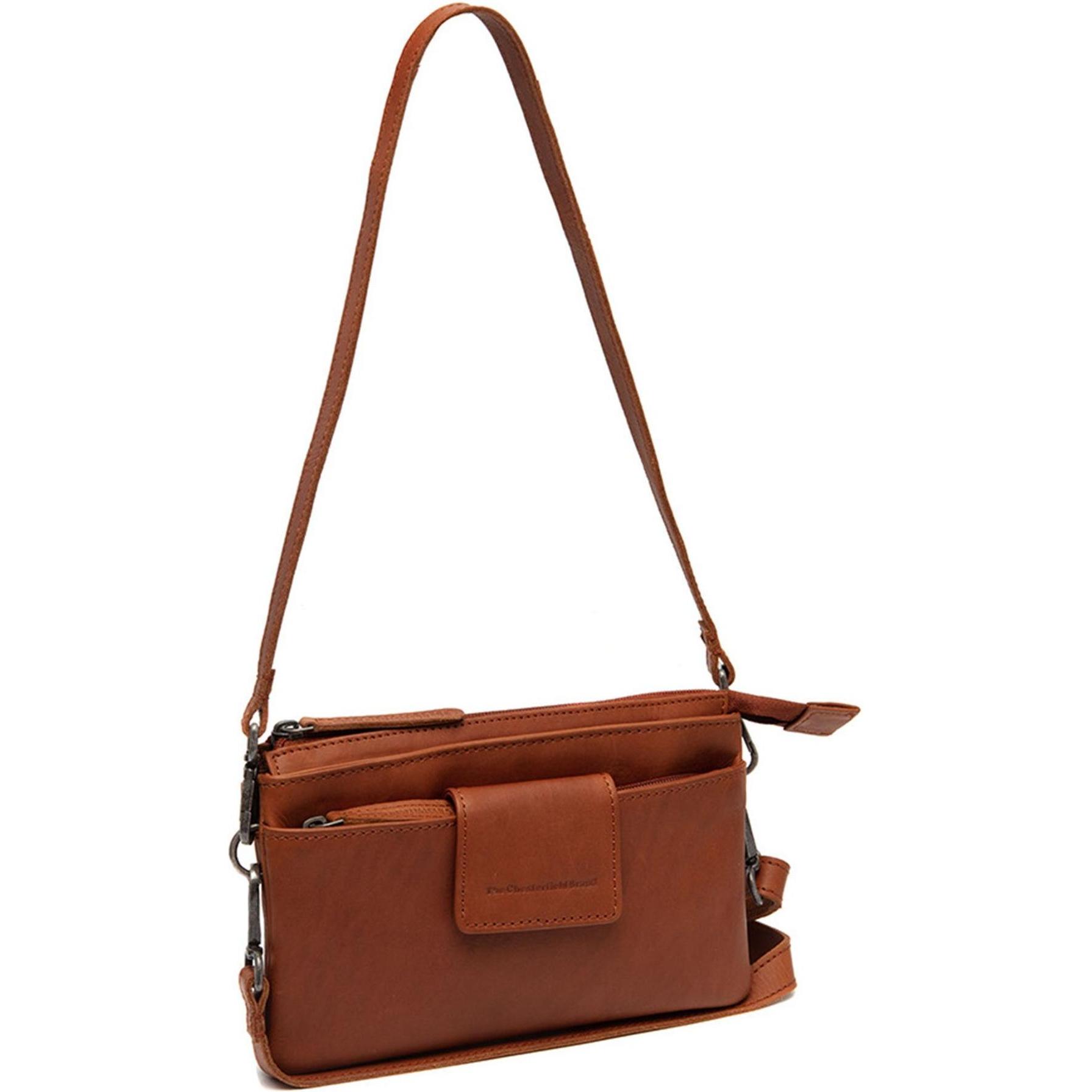The Chesterfield Brand, Handtasche, Thompson Schultertasche Leder 22 cm, Braun