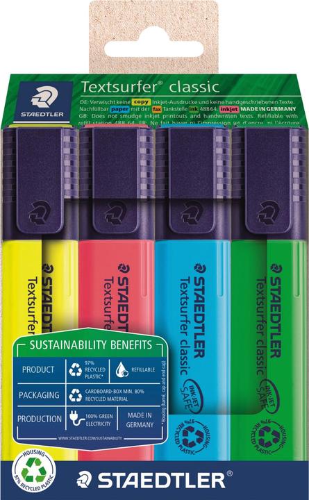 Image du produit Staedtler Surfeur de texte classique (4x)