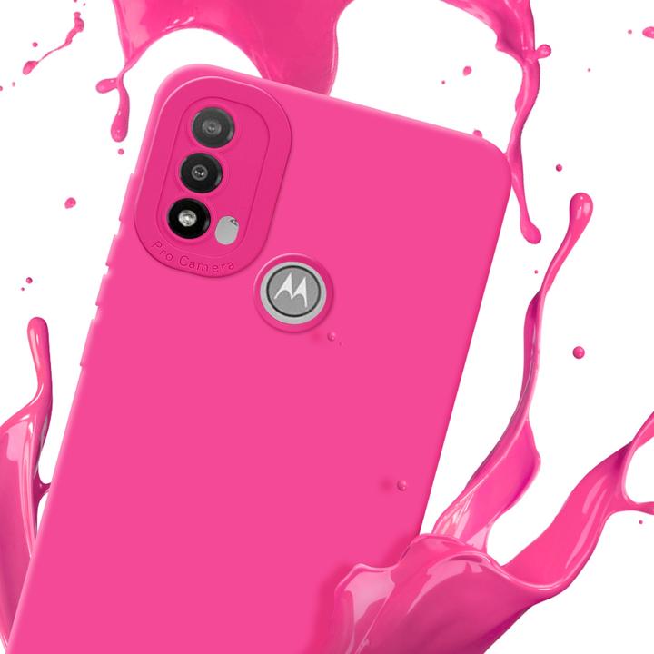 Produktbild Cadorabo Hülle für Motorola MOTO E20 im TPU Fluid LM162 Style (Motorola Moto E20)