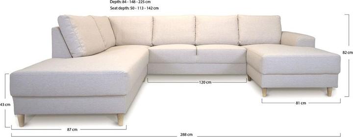 Produktbild Ebuy24 1 x Sofa (Ecksofa)