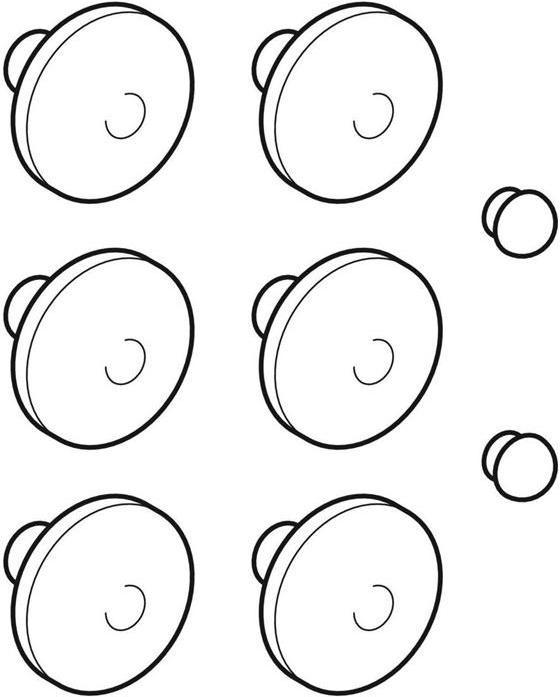 Image du produit Geberit Butoir de couvercle de siège adapté à 572700 et 573800