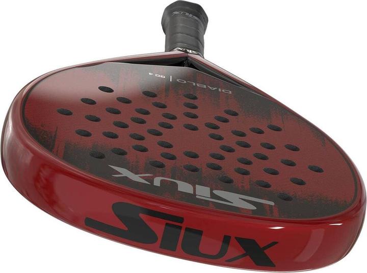 Actual product image Siux Paddelschläger Diablo Go 4 2025 Rot Kohlenstoff EVA