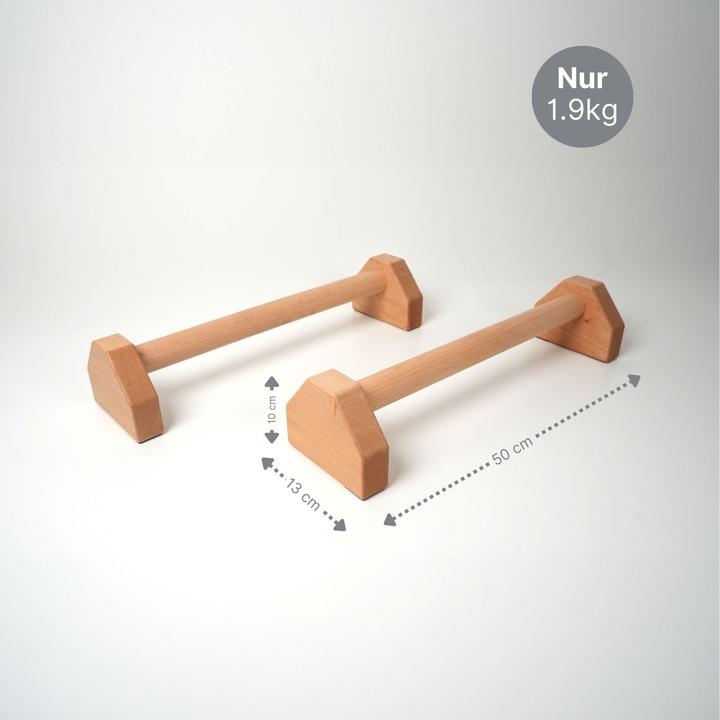 Actual product image Hermex Set of 2 push-up handles Push-up bar Handstand handles Push-up aids
