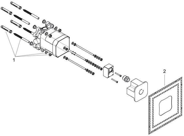 Image du produit Axor Corps de base pour 26032000 et 26022000