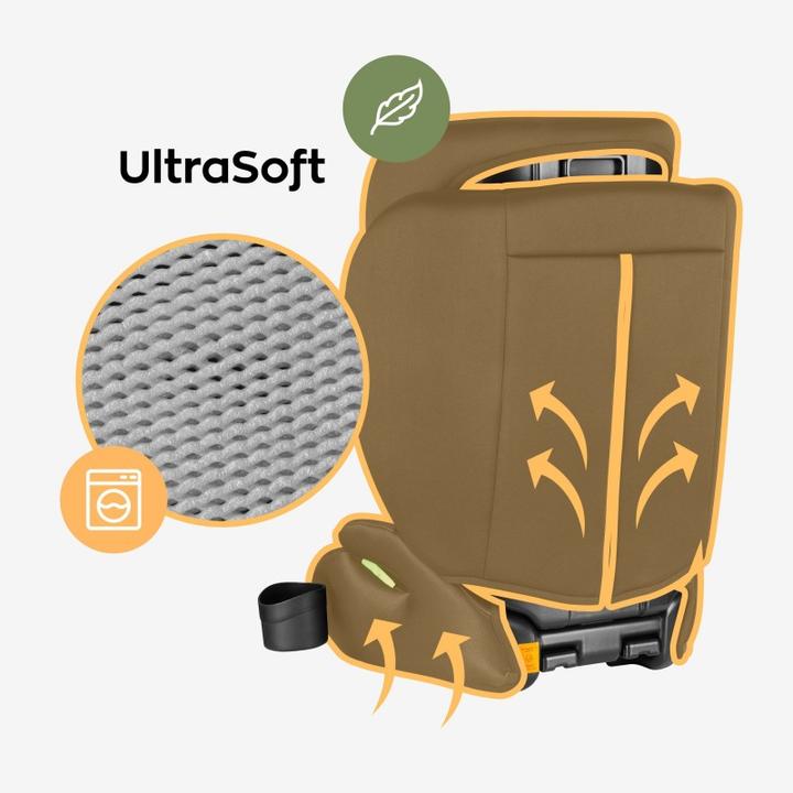 Productafbeelding Tulano Joy 20 Autositz Schwarz-Grau (Kinderzitje, Zitverhoger, ECE R129/i-Size standaard)