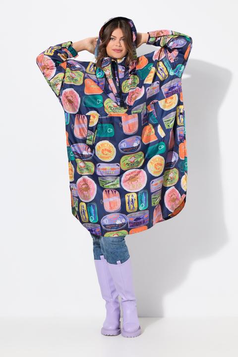 Produktbild Laurasøn Funktions-Regencape, Unisex, Print, Kapuze (One Size)