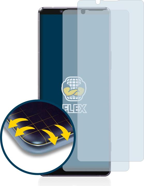 Actual product image BROTECT Full-Cover Protector (2 pcs., Sony Xperia 1 II)