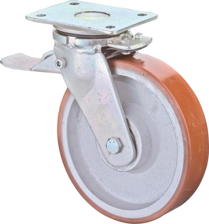 Actual product image BS Rollen Heavy duty swivel castor