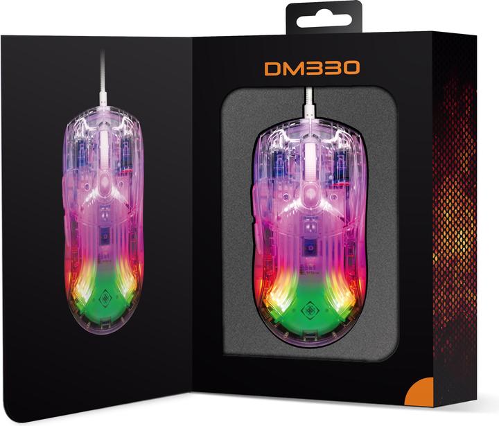 Immagine prodotto Deltaco Gaming Mouse da gioco trasparente (Cablato)