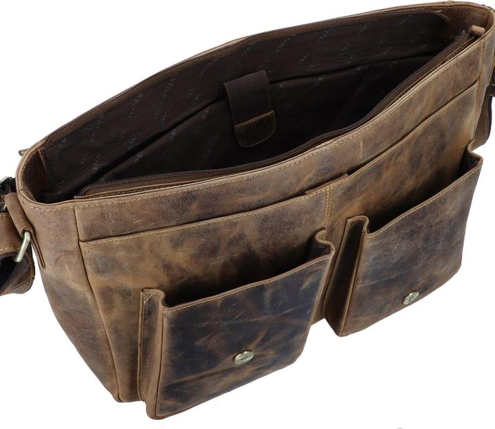 Immagine prodotto Greenburry Borsa per computer portatile Vintage 1541 Revolver Bag XL