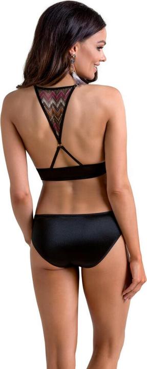 Immagine prodotto Casmir Bralette e slip in raso con motivo a zig zag (M, S)